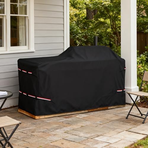 Bitubi 86 Inch Island Grill Cover - Resistant Cover for Island with Left/Right Grill Head,600D Heavy Duty Waterproof All Weather Protection Outdoor Cover,Black - Image 6