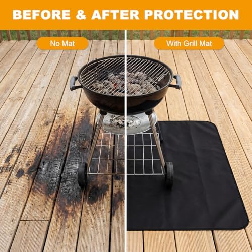 79x39 inch Under Grill Mats for Outdoor Grill - Image 5