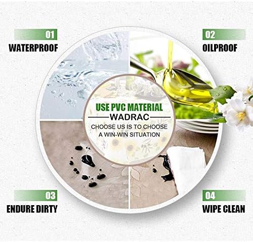 Clear Table Protector for Dining Room Table Wooden Furniture Screen Protection Tabletop Protector Plastic Wipeable Tablecloth Thicken Desk Blotter Cover Mat Protective Vinyl Pad Easy Clean 24x42 inch - Image 4