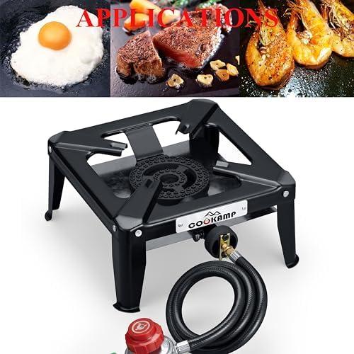 COOKAMP Propane Burner for Camping,Outdoor Cooking,Seafood Boil &Home Brewing,Portable Gas Stove SA1210 - Image 5