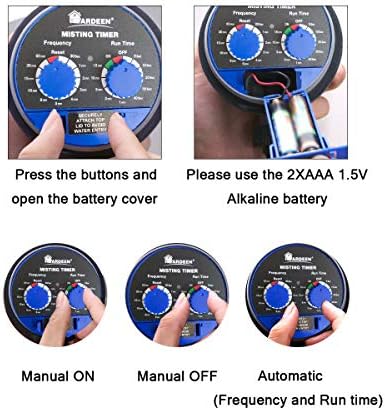 Fogging Seconds Watering Hose Timer for Garden,Greenhouse - Image 4
