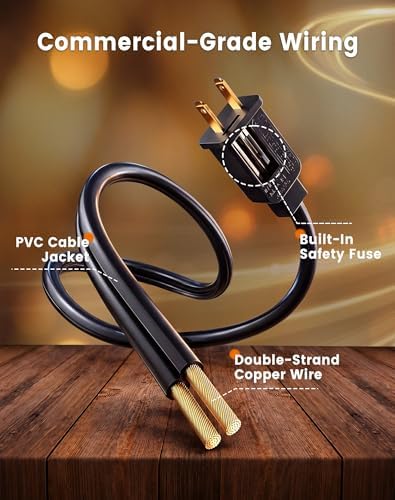 Outdoor String Lights 60FT(50+10) Waterproof, 25 LED S14 Shatterproof Edison Bulbs, 2FT Spacing, Extension Cord, Connectable Plug in Hanging Patio Lights for Outside, Backyard, Warm White - Image 6