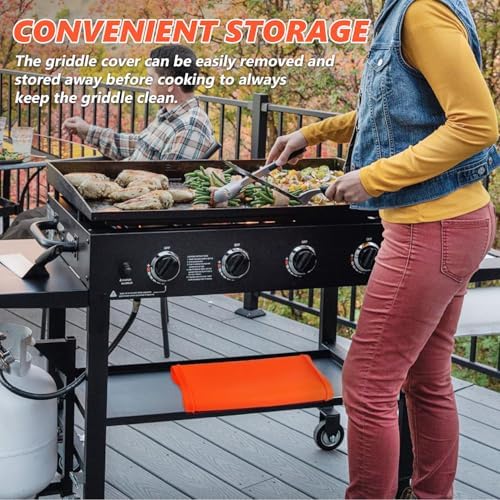 28" XL Silicone Griddle Mat for Blackstone Heavy Duty Topper Cover - Image 7