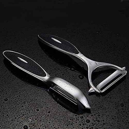 FUHUY Vegetable, Apple Peelers for kitchen, Fruit, Carrot, Veggie, Potatoes Peeler, Y-Shaped and I-Shaped Stainless Steel Peelers, with Ergonomic Non-Slip Handle & Sharp Blade, Good Sturdy (2PCS) - Image 6