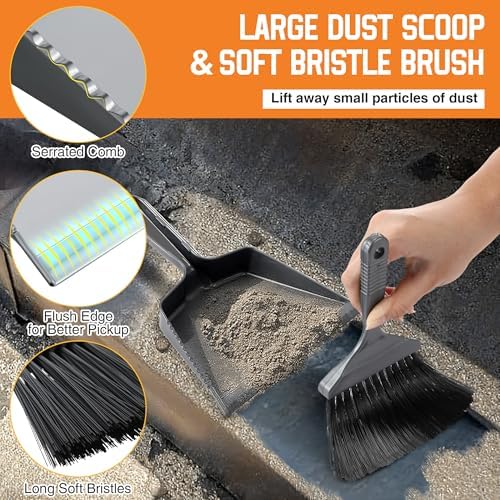 4 Piece Pellet Grill Ash Cleaning Kit, Easy to Remove Ash & Grime - Image 3