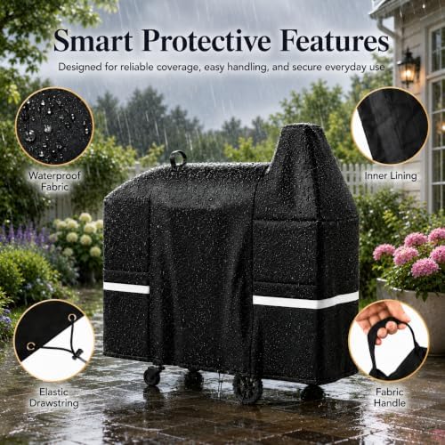 GRISUN Waterproof Grill Cover for Pit Boss Austin XL 1000/1100/1150 Series - Image 3