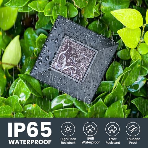 GIGALUMI Solar Lights Outdoor Waterproof 10 Pack, LED Garden Decor - Image 4