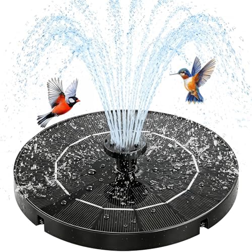DDcafor Solar Fountain for Bird Bath 3.5W Solar Powered Water Fountain Pump by DDcafor