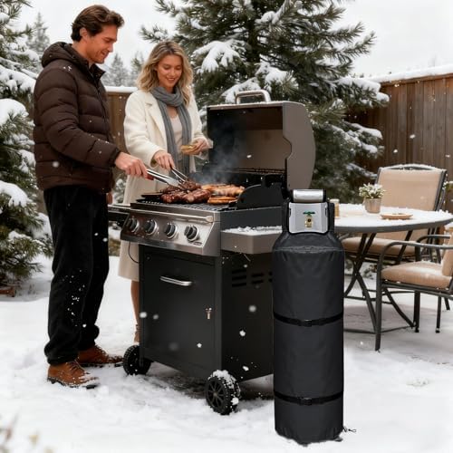 Winter Propane Tank Cover 100lb Gas Can Thermal Protection - Image 5