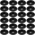 24 Pack 12 oz Disposable Plastic Bowls Dessert, Ice Cream, Salad, Soup Serving Cups for Party, Picnic, Food Snacks (Black) by Unknown
