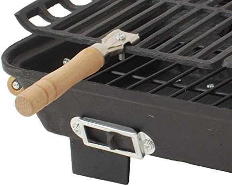 30052AMZ Kay Home Product's Cast Iron Hibachi Charcoal Grill, 10 by 18-Inch (Limited Edition) - Image 4