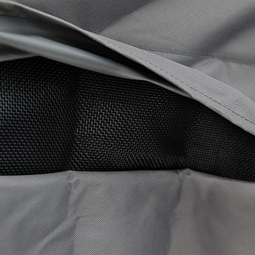 Kenmore 56-Inch Heavy-Duty Grill Cover for Outdoor BBQ Propane Gas Grills, Weather-Resistant, UV- and Fade-Resistant, Universal Fit Cover for 4-Burner Gas Grills, Gray - Image 6