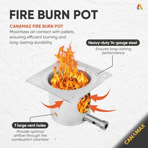 Canamx Fire Burn Pot and Hot Rod Ignitors Kit for Traeger - Image 3