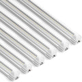 Barrina T8 LED Shop Lights, 3FT 30W 4600LM 5000K, High Output Tube, 6 Packs by Barrina