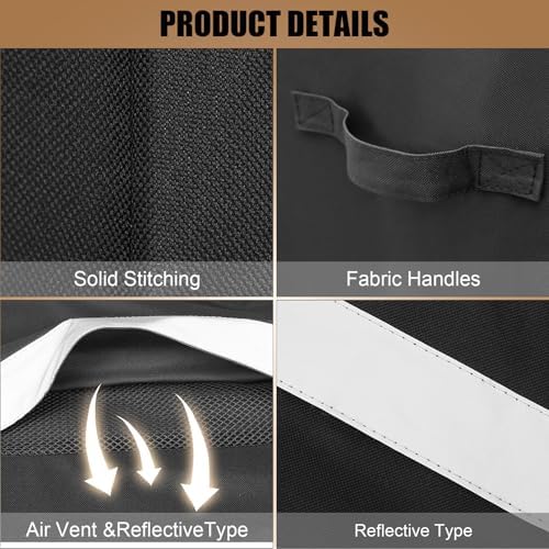 QuliMetal Grill Cover for Green Mountain Daniel Boone Prime WiFi Grills - Image 4