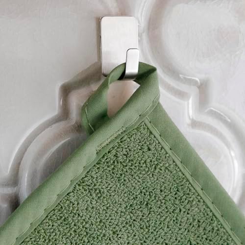 RITZ Terry Potholder & Hot Pad: Unparalleled Heat Resistant, Durable 100% Cotton – Ergonomically Designed for Optimal Grip – Easy-Care Machine Washable – 2-Pack, Juniper - Image 3
