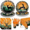 170 Pcs Hunting Camo Party Oh Deer Party Decorations, Serves 24 by Greencian