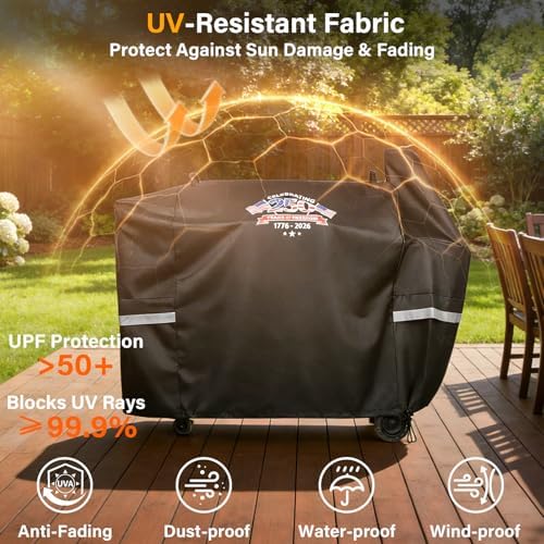 GRISUN Grill Cover for Pit Boss Austin XL, 1150, 1000 Series, 1000D3 - Image 6