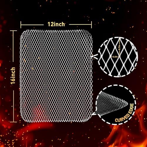 Disposable Grill Topper,16x12 Inch Grill Mesh Mat Disposable Pans,Non-Stick BBQ Aluminum Mats for Outdoor Grills, Easy to Clean (20) - Image 2