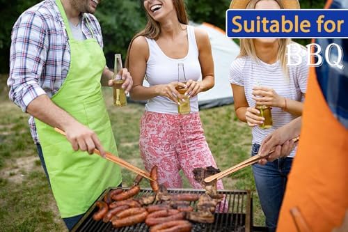 JETKONG 2 Pcs 18 Inch (45cm) Stainless Steel Grill Tongs Heavy Duty Giant Tweezer Tongs, Extra Large Tweezers Tools for Cooking, Grilling, BBQ and Turning Food (Rose Gold) - Image 6