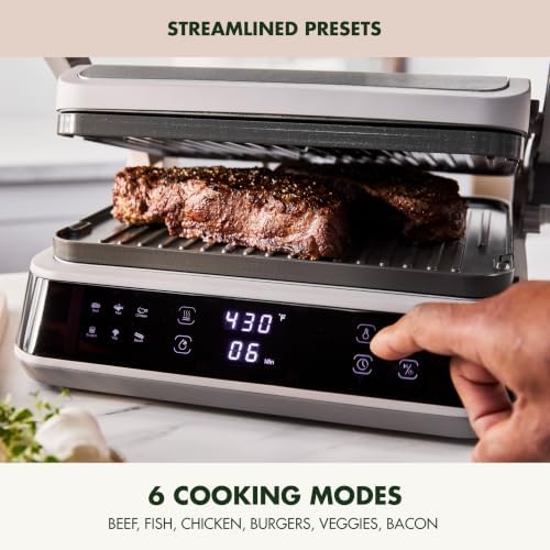 GreenPan Advanced Grill & Griddle, PFAS-Free Ceramic Nonstick, Clay - Image 2