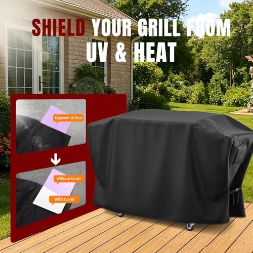 SHINESTAR 600D Griddle Cover for Blackstone 28 Inch Griddle with Hood - Image 6