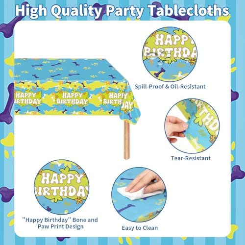 121PCS Cartoon Dog Party Decorations for 24 Guests - Image 3