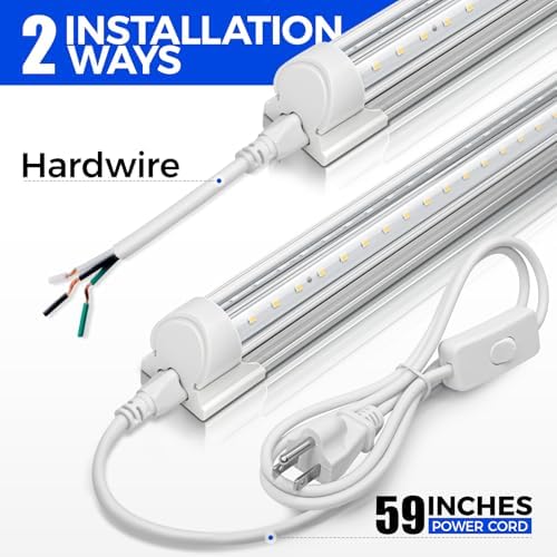 Barrina T8 LED Shop Lights 4FT, 40W 5500LM 5000K, High Output, 10 Packs - Image 6