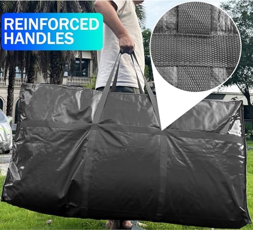 66 Gallon Extra Large Storage Bags, Huge Moving Bags Heavy Duty with Zipper - Image 4