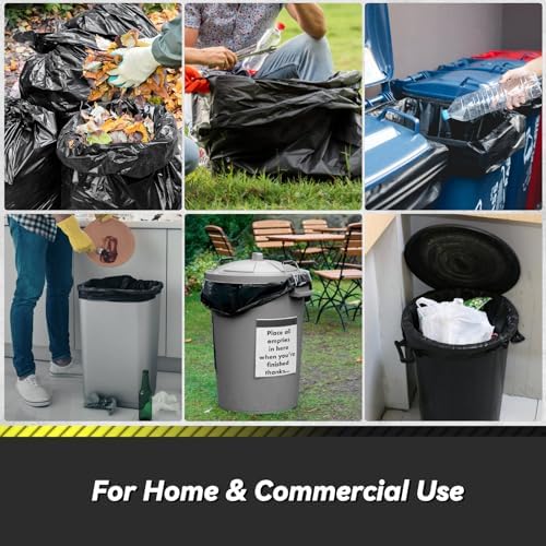 Wowflash 100 Count 55-60 Gallon Trash Bags - Image 7