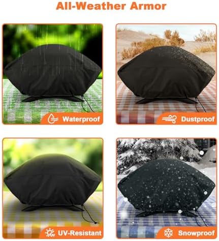Grill Cover for Weber Q2800N+, Q2000N, Q2200N, Q2600N+ Gas Barbecues - Image 5