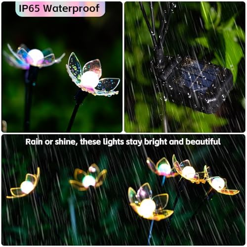 Solar Lights Outdoor, Solar Firefly Swaying Garden Decor Light (24LED) - Image 4