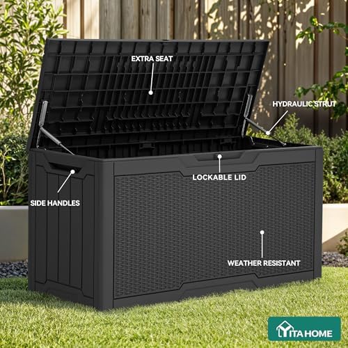 YITAHOME 80 Gallon Outdoor Storage Box - Image 6