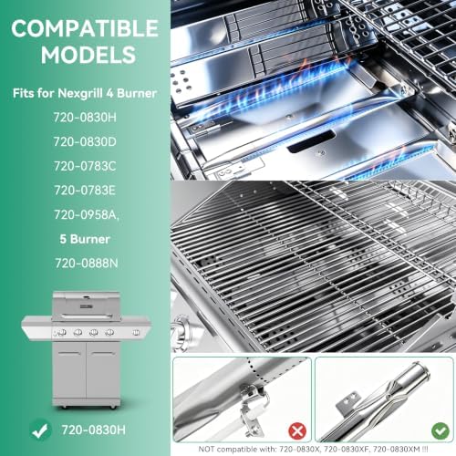 720-0830H Grill Replacement Parts for Nexgrill 4 Burner 720-0830D 720-0783C - Image 2