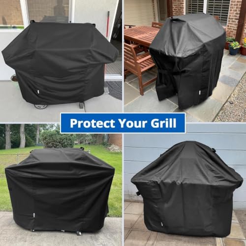 SunPatio Waterproof 52 Inch Grill Cover for Weber Spirit 200 & 300 Series - Image 7
