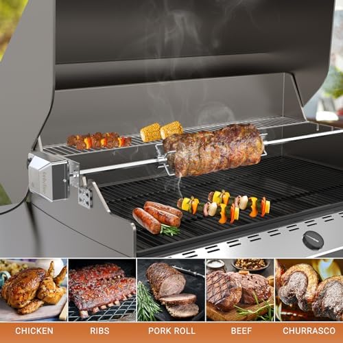 onlyfire 6004 Grill Rotisserie Spit Meat Forks, 1 Pair - Image 5