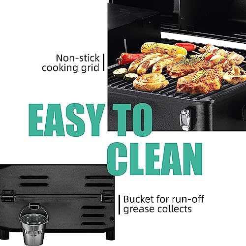 Z GRILLS 2026 200A Table Top Wood Pellet Grill, Pellet Smoker with PID V3.0 Controller, Meat Probes, 202 sq.in Cooking Area, Fit for RVs, Road Trips & Apartments - Image 3