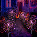 btfarm 4 Pack Solar Halloween Lights Outdoor, Orange Purple Firework Light by btfarmdecorativelighting