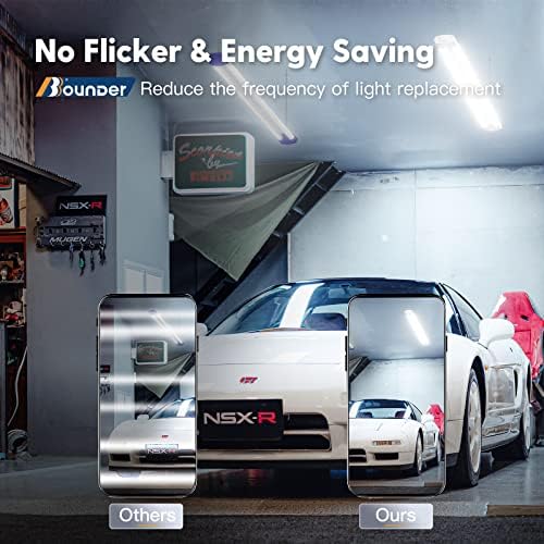 BBOUNDER 10 Pack 4FT LED Shop Light, 5000K, 40W=250W, 4000LM, 4 Linkable - Image 4