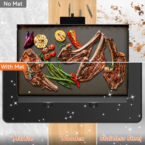 25x39 inches Under Grill Mats for Blackstone Outdoor Deck BBQ - Image 4