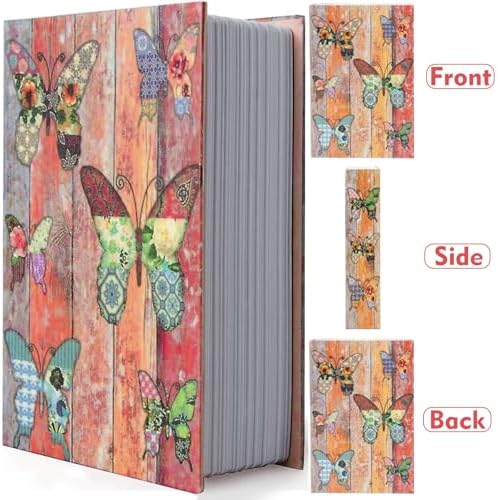 Decorative Book Safe Lock Box, Vintage Diversion Hidden Safe Faux Book Box - Image 7