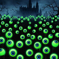 Halloween Decorations Outdoor, 8Pack 64 LEDs Solar Eyeball Lights by Cnuoky