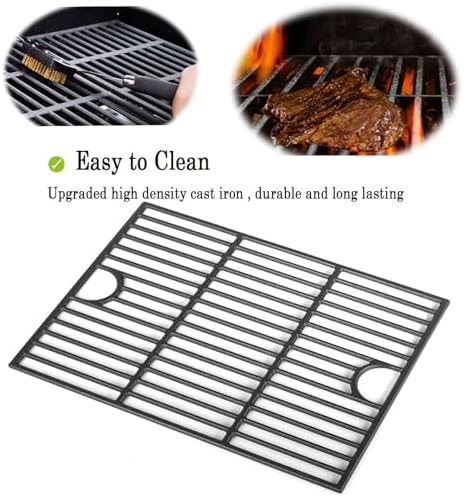 13" x 17" Cast Iron Grill Grates for Nexgrill 4 & 5 Burner 720-0830H 2PC - Image 6