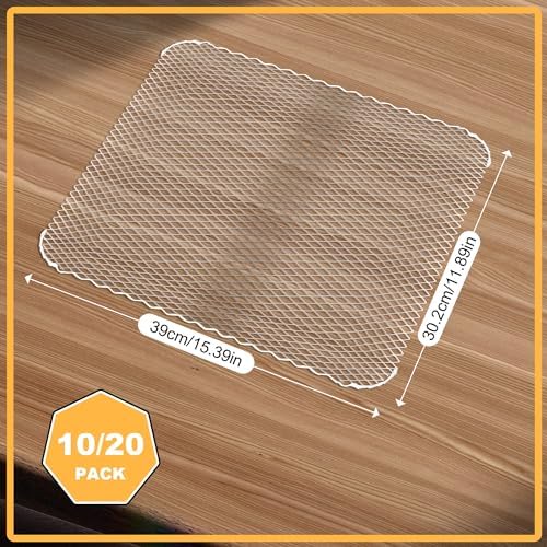 Grill Topper Set of 20,16x12 Disposable Grill Topper,Non-Stick Aluminum Grilling Mats for Outdoor, Easy to Clean Disposable Liners for Outdoor Smoker - Image 2
