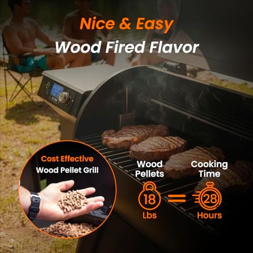 Z GRILLS Electric Wood Pellet Grill Smoker with PID 3.0 Controller, 450°F Max Temperature, 8-in-1 Outdoor Grill & Smoker, 459 Square Inches Cook Area, Meat Probes, Rain Cover (450E PRO) - Image 5
