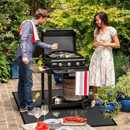 44" Square Fire Pit Mat & Under Grill Mat Fireproof - Image 2