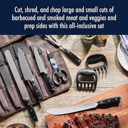 Henckels Forged Accent 9 pc Carving Set, BBQ Knife Set, German Engineered - Image 2