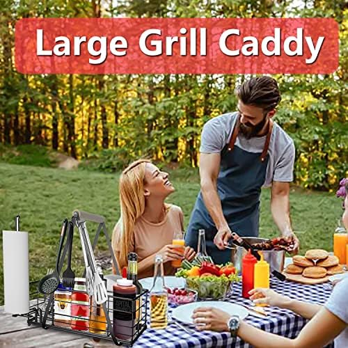 Grill Caddy BBQ for outdoor grill Utensil Picnic Caddy for Grill Camping - Image 5