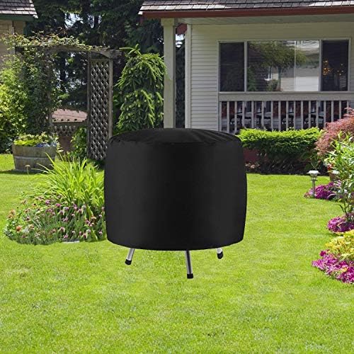 Waterproof Grill Cover for Cuisinart CCG190RB Portable Charcoal,Waterproof Grill Cover for Weber 10020 Smokey Joe 14-Inch Portable Grill Windproof Snow Dust Protection - Image 4