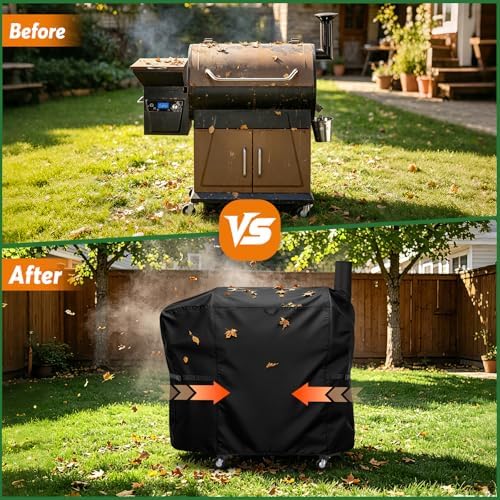 Charcoal Grill Cover 48" for ZPG-7002B Pro/7002E/700D6 Pellet Grill - Image 6